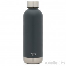 Simple Modern 17oz Bolt Water Bottle - Stainless Steel Hydro Swell Flask - Double Wall Vacuum Insulated Reusable Silver Small Kids Metal Coffee Tumbler Leak Proof Thermos - Simple Stainless 568031985